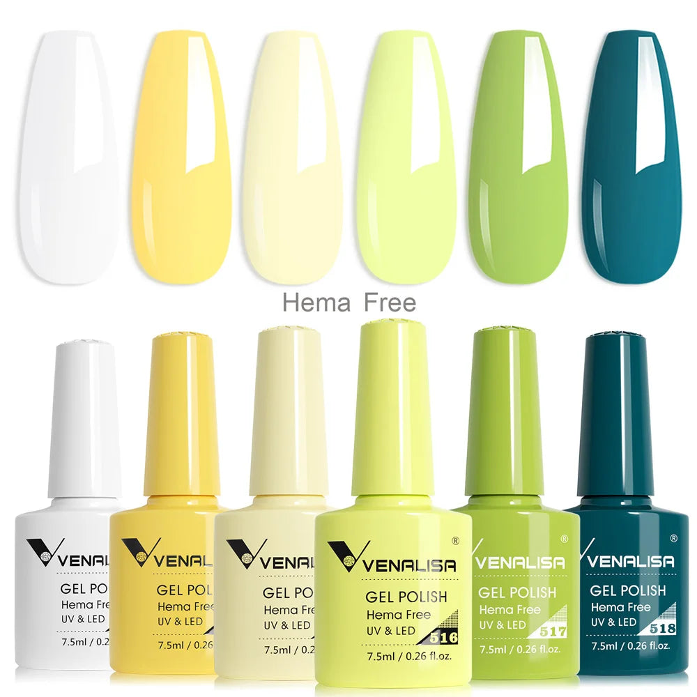 Venalisa HEMA-Free Gel Polish Kit – Autumn Color Collection