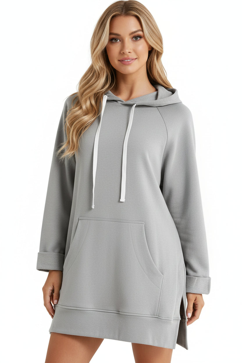 Women’s Relaxed Hoodie Midi Dress