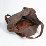 Large PU Leather Tote Bag for Everyday Carry