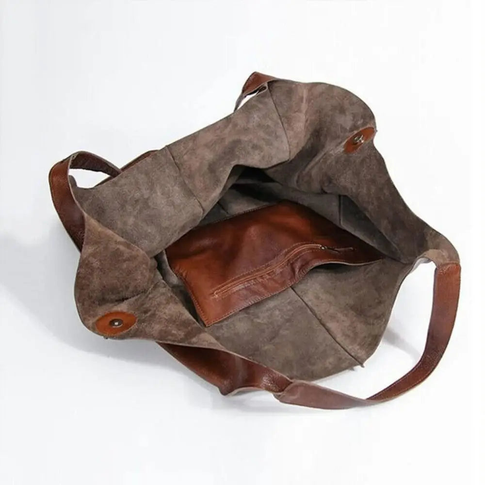 Large PU Leather Tote Bag for Everyday Carry