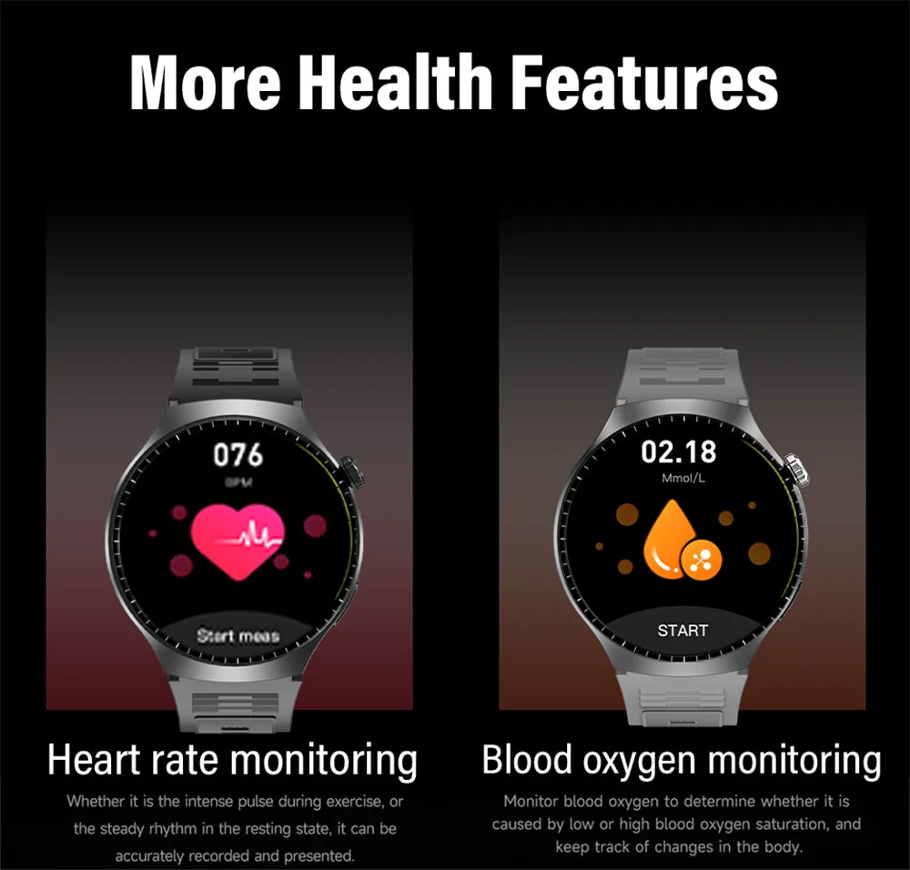 G.L Wear 2025 Men's Smartwatch | HD Health & Calling