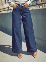 Classic High-Rise Wide-Leg Jeans