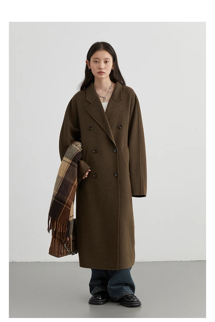 Retro Double-Sided Woolen Overcoat