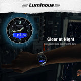 NORTH EDGE Men's Sports Digital Watches Business Luxury Watch For Men Waterproof 50M Altimeter Barometer Compass Luminous Clock