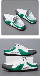 Men's Fashion Soft-Sun Half Slippers Summer Men Trendy Bottom Casual Shoes Soft Sole Support Shoes Sneakers Men's Shoes
