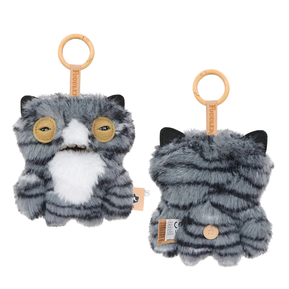 Original Fuggler Keychain Plush Toys Fugglers Fugg Alley Cat Pandents Stuffed Animal Fugg UNGGETS Keyrings Plushies Dolls Gifts