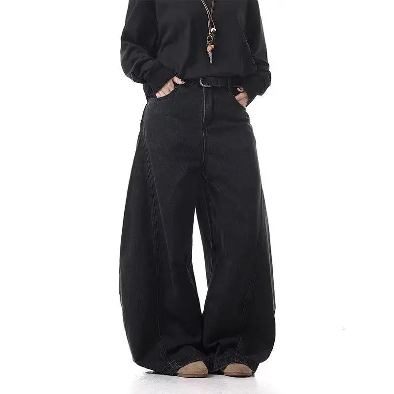 Men’s Wide Leg Jeans – Loose Fit Denim