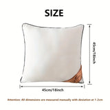 4 Packs of High-Quality Luxury High-Rebound Throw 45*45Pillows, Sofa Cushions, Premium Home Pillow Throw Pillows for Cars Sofas
