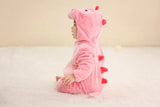Plush Hooded Baby Winter Romper