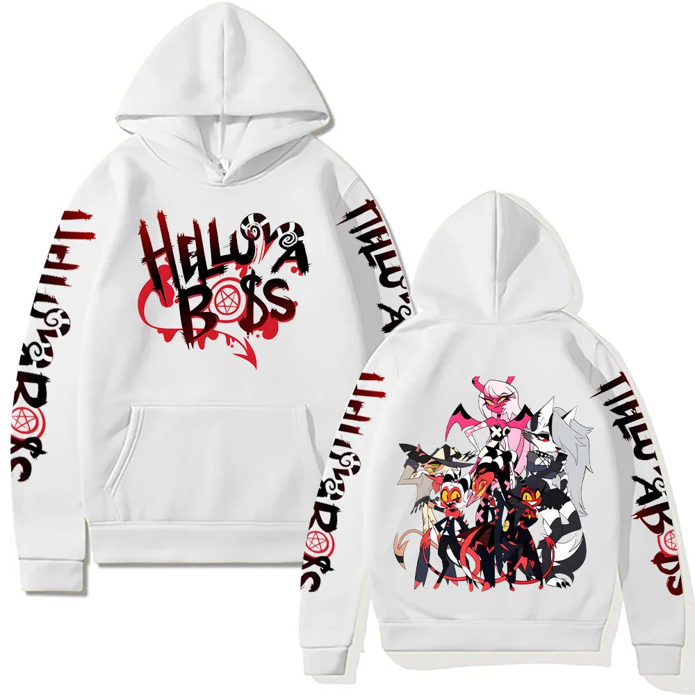 Helluva Boss Graphic Hoodie | Unisex Y2K Streetwear