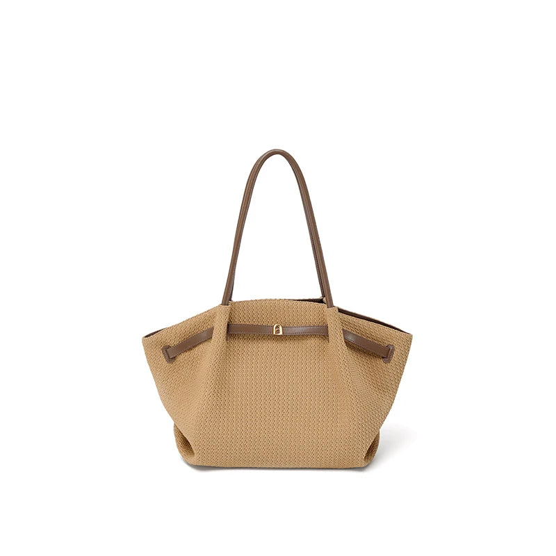 LA FESTIN Original Brand Women's bags Shoulder Bag Woven Bag 2026 New Tote Bag Large Handbag Travel Bag Big Beach Bag