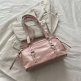Women's Retro PU Leather Shoulder Tote Bag