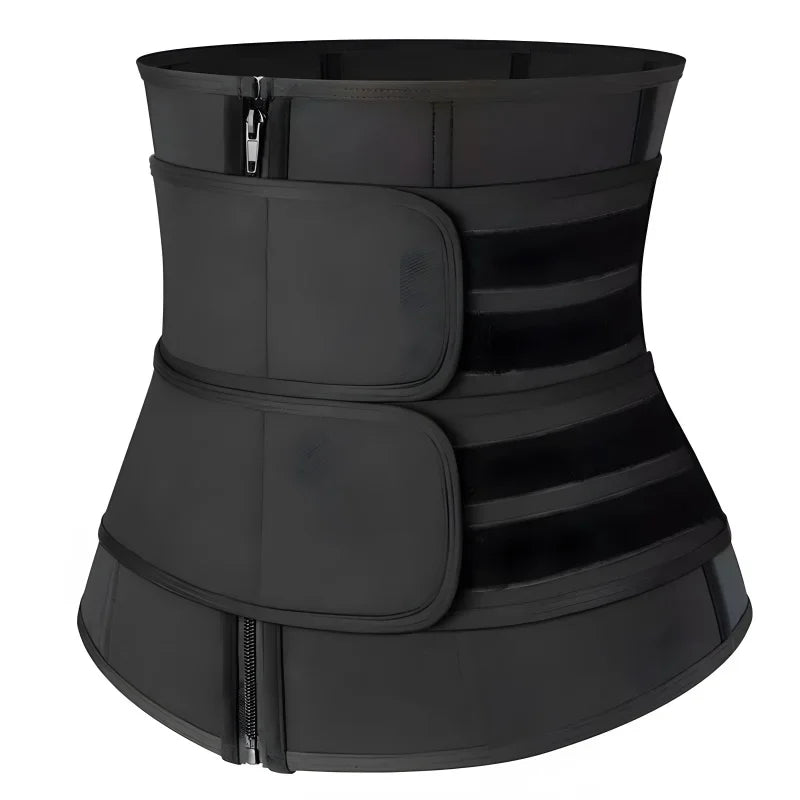 Sculpt & Lift Waist Trainer with Dual Straps & Zipper