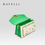 Bafelli Genuine Leather Flap Crossbody Bag – 2026 Collection