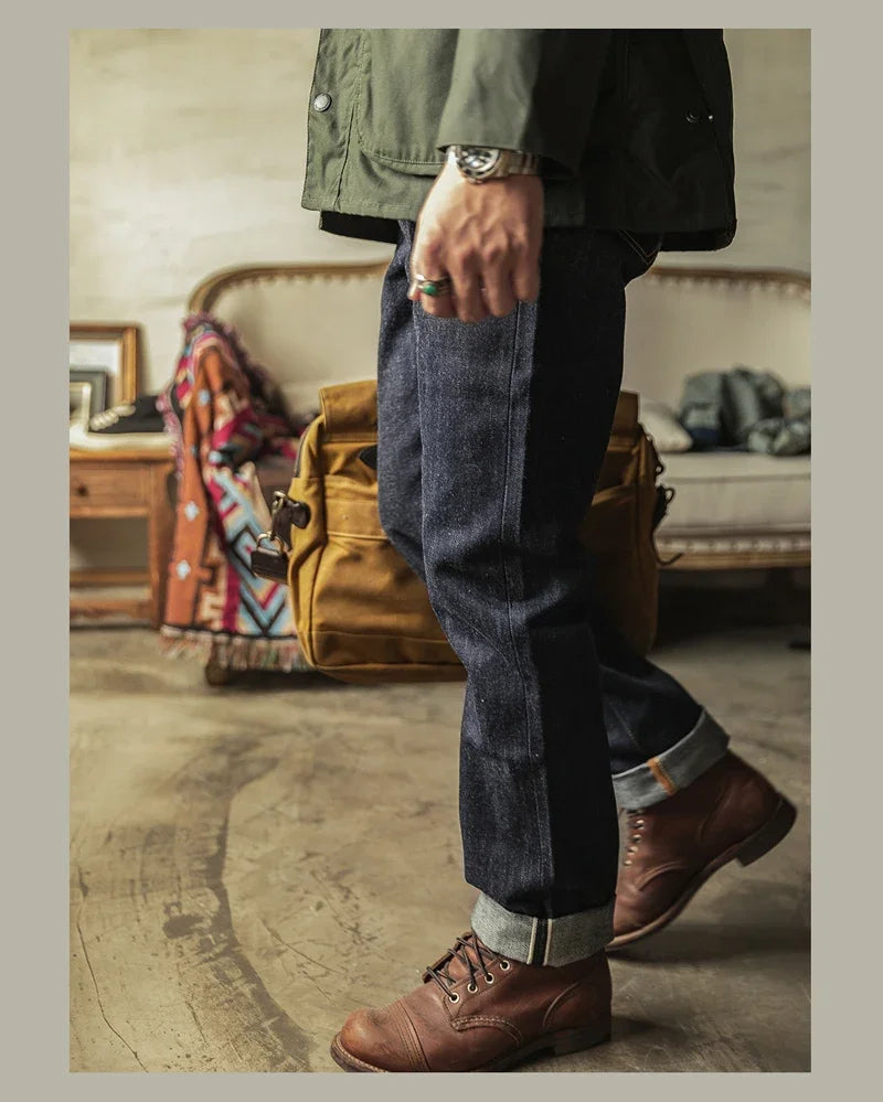 Red Tornado 17oz SD-107 Slim Straight Selvedge Denim Jeans