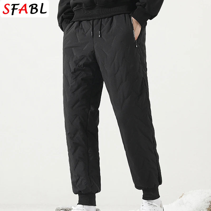 Men's Fleece-Lined Winter Joggers