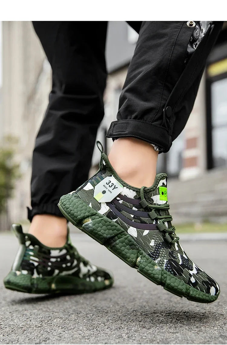 Unisex Colorful Fashion Running Shoes – Non-Slip Casual Walking Sneakers
