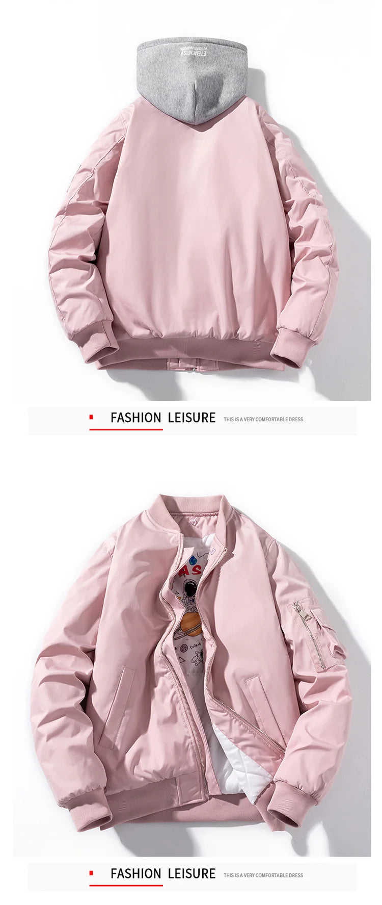 Hooded Bomber Pilot Jacket
