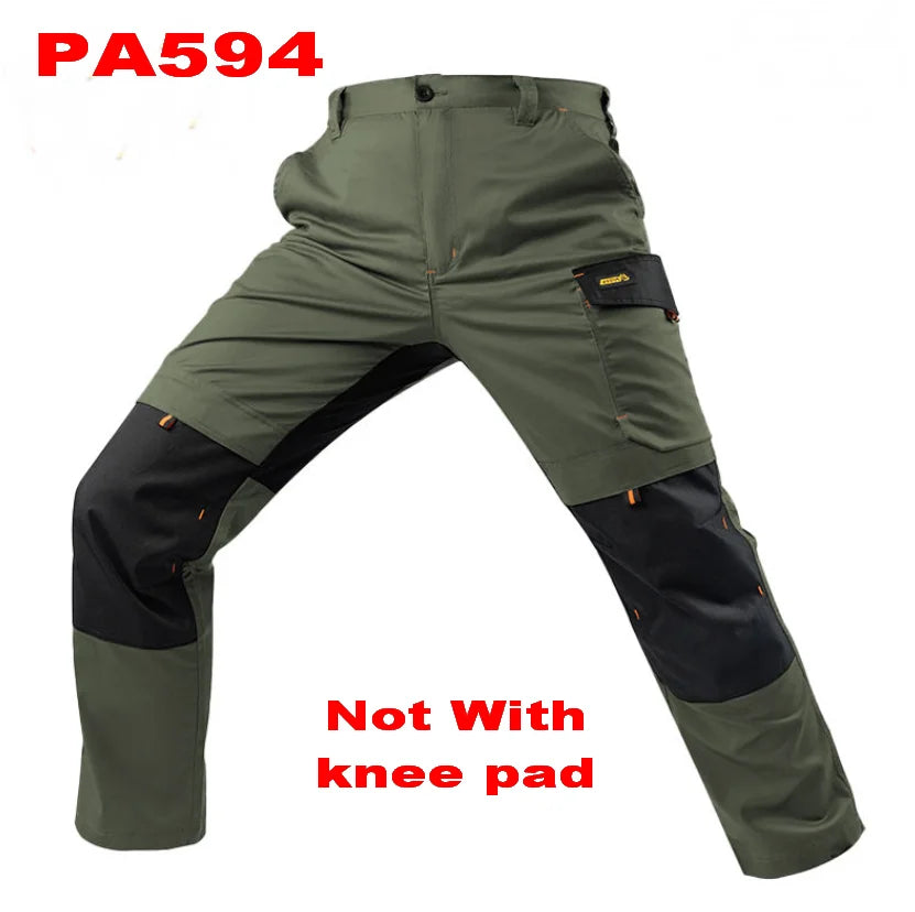 Men's Multi-Pocket Straight-Leg Cargo Pants