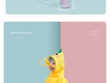 Kids' Whimsical Waterproof Raincoat with Backpack Space