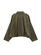 Women's Vintage Bomber Jacket – Effortless Chic