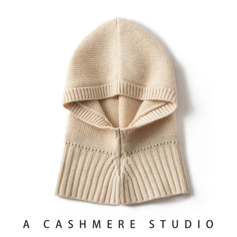 Luxe 100% Cashmere Knitted Beanie & Scarf Set