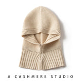 Luxe 100% Cashmere Knitted Beanie & Scarf Set