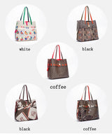 Women's Work 2024 Seasons New Leisure Personalized Tote Bag Fashion Underarm Bag Retro Large Capacity Shoulder Bag