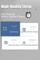 3D Neck Pillow with High Elasticity and Non Collapse Soft Neck Protection Single Person Sleeping Pillow Hotel Home Bedding