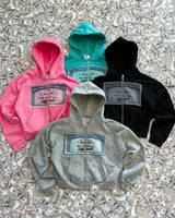 Men's Dollar Print Zip-Up Hoodie