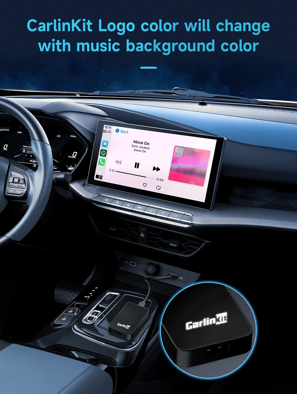 CarlinKit Wireless CarPlay & Android Auto Adapter