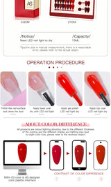 30-Piece Gel Nail Polish Set | Valentine's Romance Collection