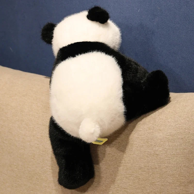 Soft Animal Plush Pillow – Bear & Panda Cuddle Doll