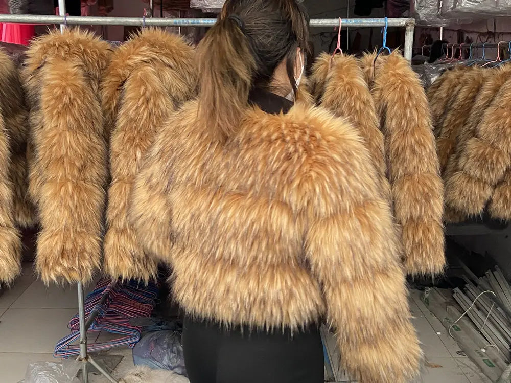 Premium Faux Fur Winter Coat