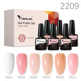VENALISA 6-Piece Winter Gel Polish Set – HEMA & TPO Free