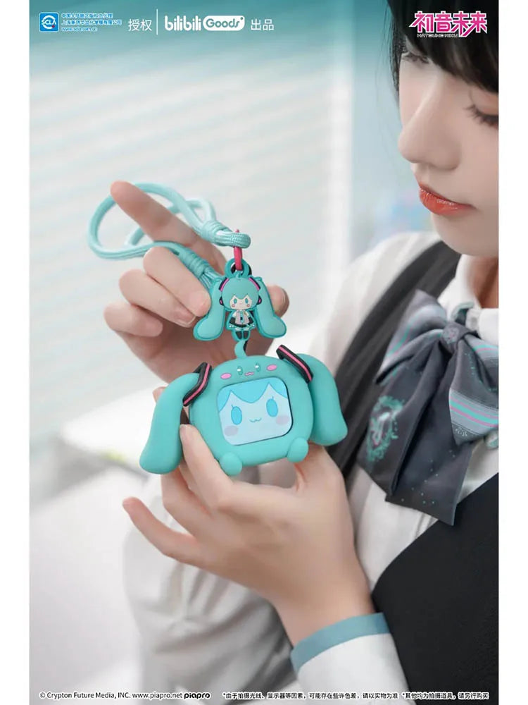 Bilibili Hatsune Miku CUBE FACE LCD Touch Screen TWS Earphones Gift Box Interactive Display Bluetooth Birthday Gift