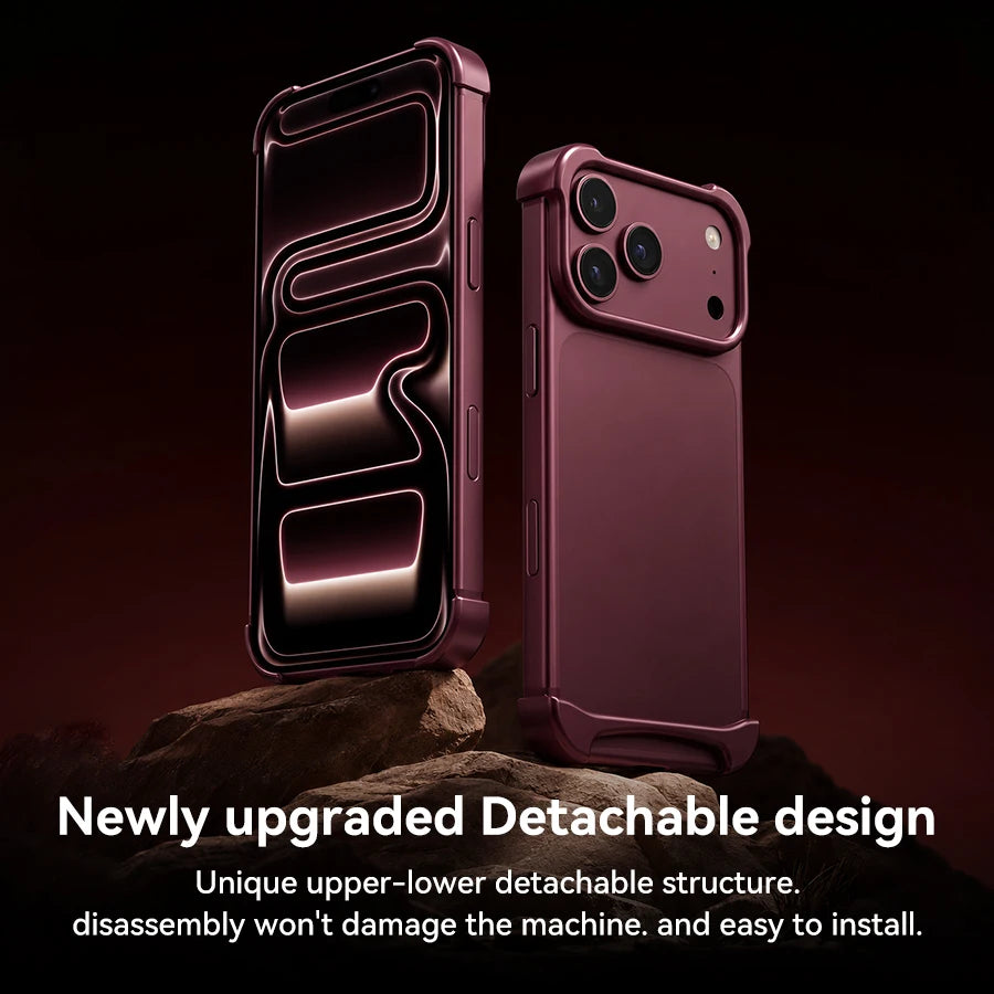 Aluminum Bumper iPhone Case with Arc Design