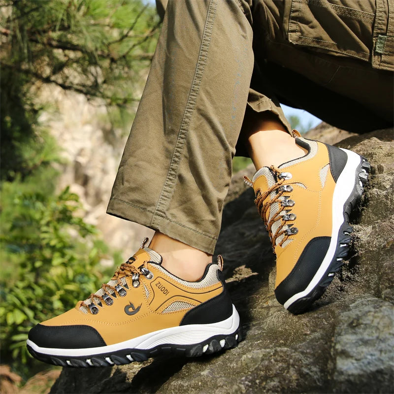 SNORW Men's Microfiber Casual Sneakers | All-Season Style