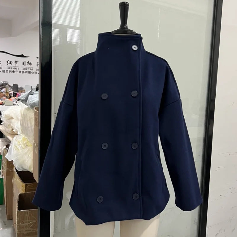 Women's Stand Collar Zip Jacket – Autumn/Winter