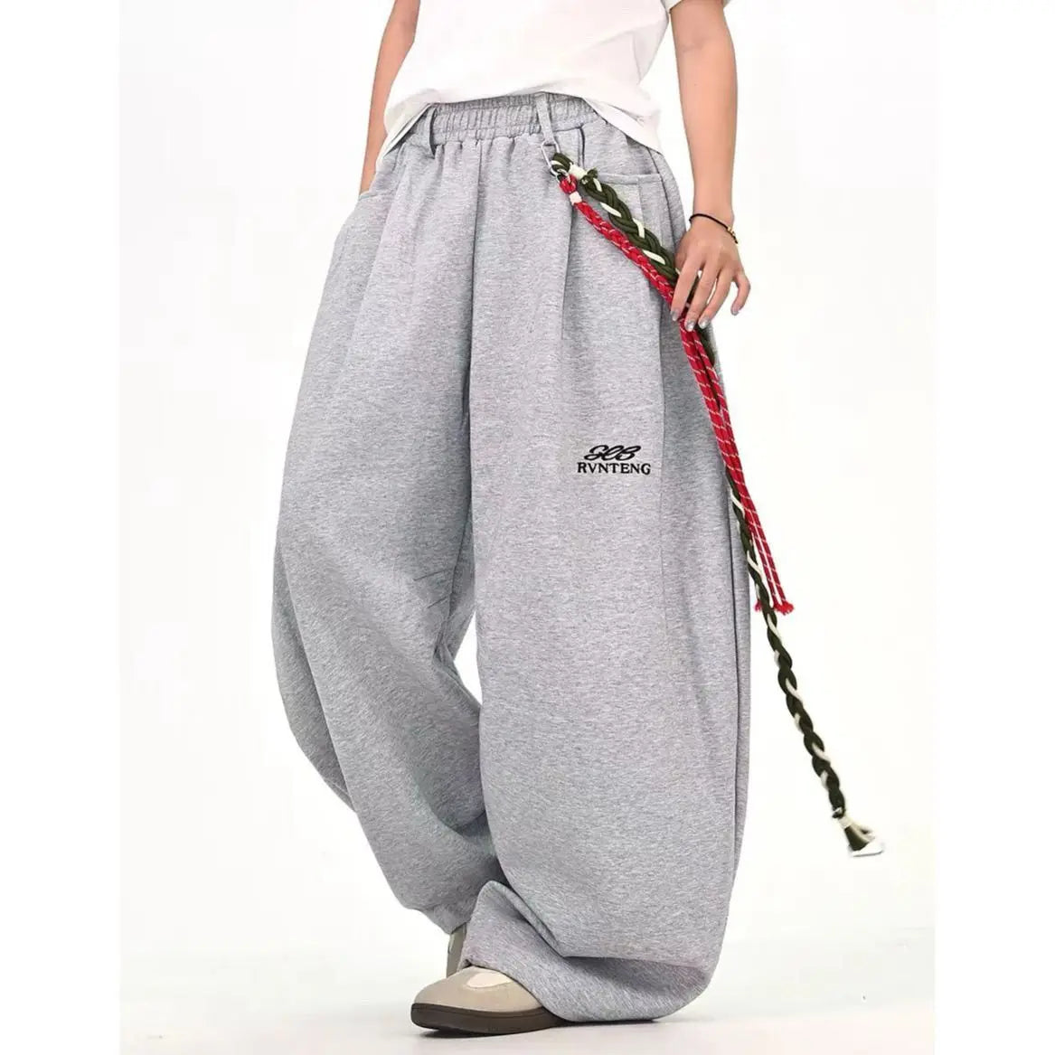 Men's Wide-Leg Baggy Pants