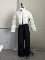 Women’s Faux Fur Hooded Ski Jumpsuit | Waterproof Winter Romper