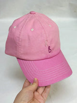 Monogram Cotton Baseball Cap – Hand-Embroidered Dad Hat
