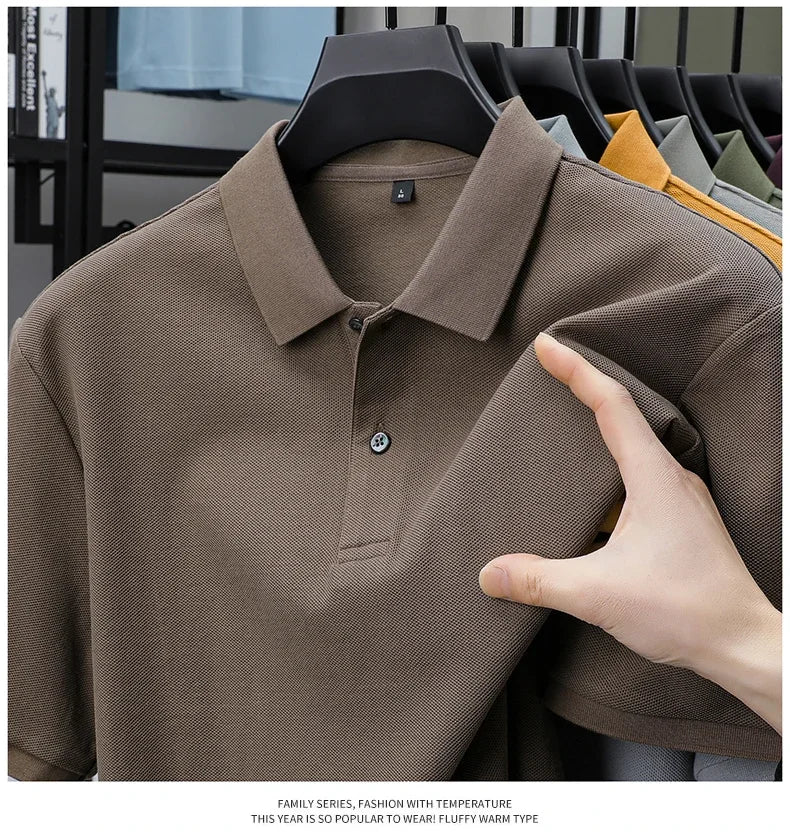 Men's Premium Cotton Polo Shirt – 19 Colors