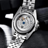 PAGANI DESIGN GMT Automatic Watch — Sapphire Crystal, 10-Bar Waterproof, 40mm