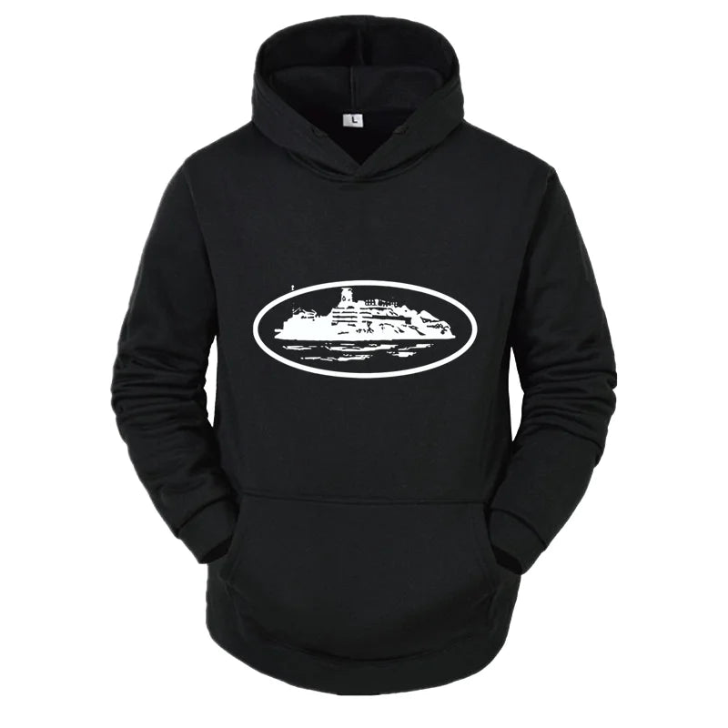 2026 Autumn/Winter New Devil Island Men's and Women's Printed Hoodies Outdoor Activities Casual Hoodies Fashion Trend Men's Wear