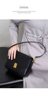 100% Genuine Leather Women's Shoulder Bag High Quality Luxury Designer Crossbody Bags Fashion Cowhide Female Handbags
