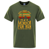 Mordor Fun Run Cotton Graphic T-Shirt
