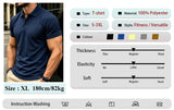 Men Classic Solid Polo Shirt Lapel Neck Short Sleeve Slim Fit Breathable Tee Smart Casual Office Daily Male Shirts