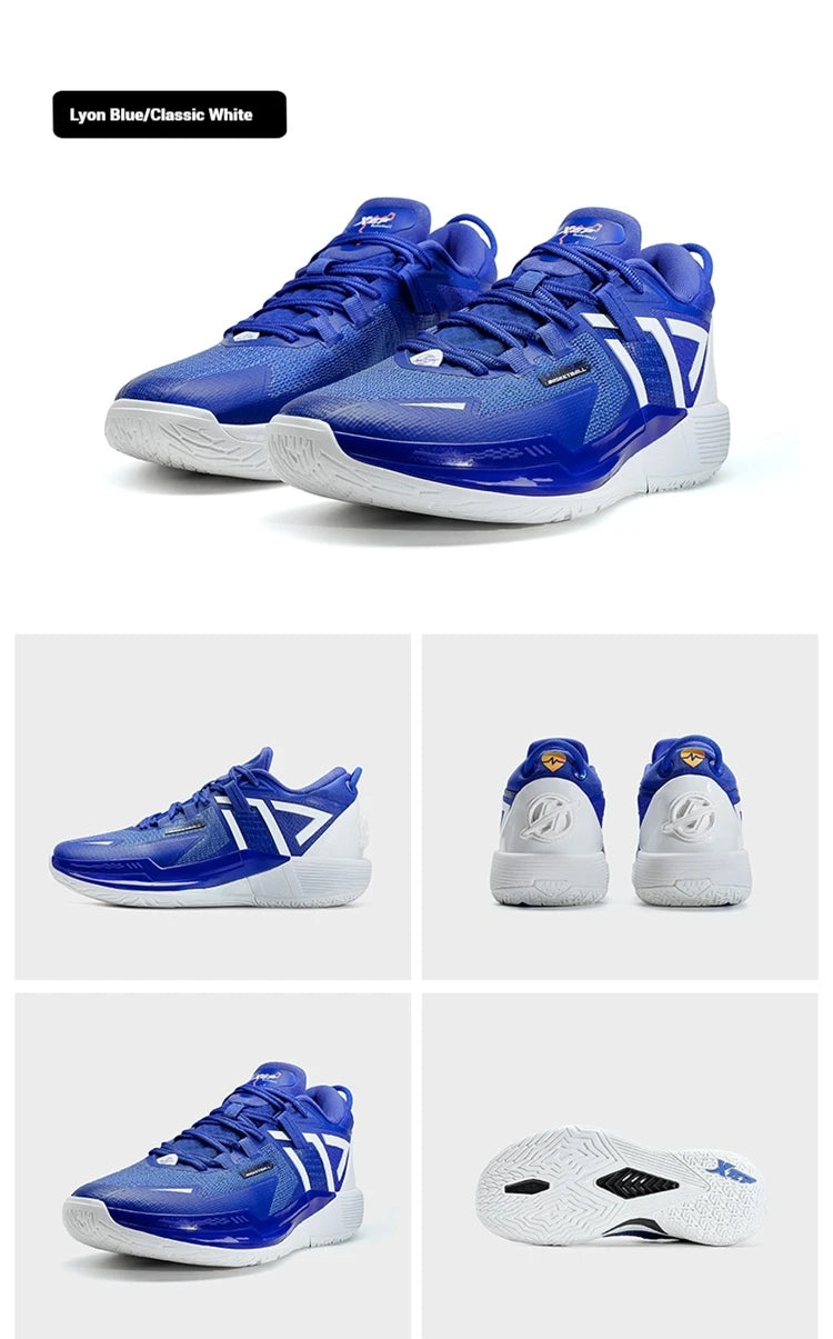 Xtep Ling Ji Men's Basketball Shoes 2025 Spring Rebound Breathable Men's Sports Shoes Marathon Carbon Sneakers 875219120003