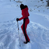 All-Weather Waterproof Hooded Ski Jumpsuit